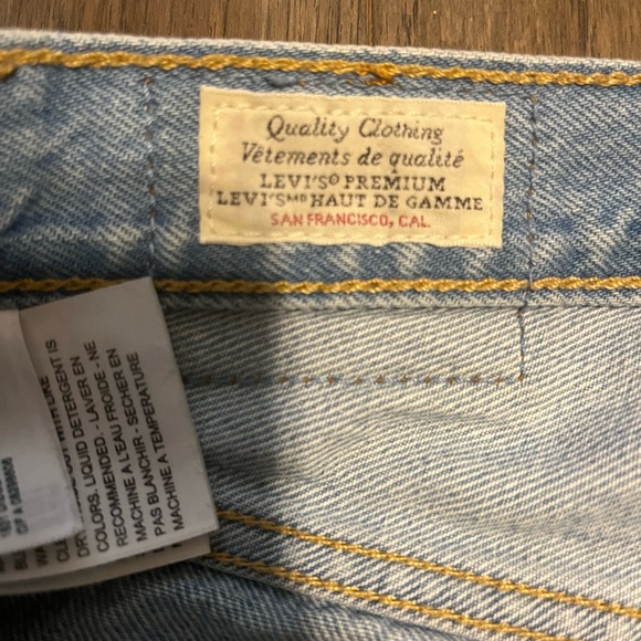 Levi Original 501 High Rise Shorts - Picture 6 of 6